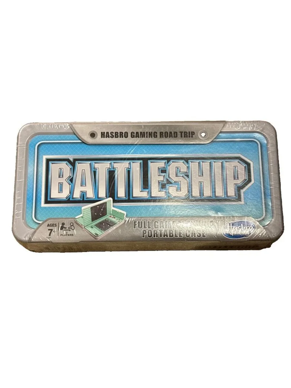 Hasbro Gaming Road Trip Series BATTLESHIP Portable Tin Case Travel Game Sealed